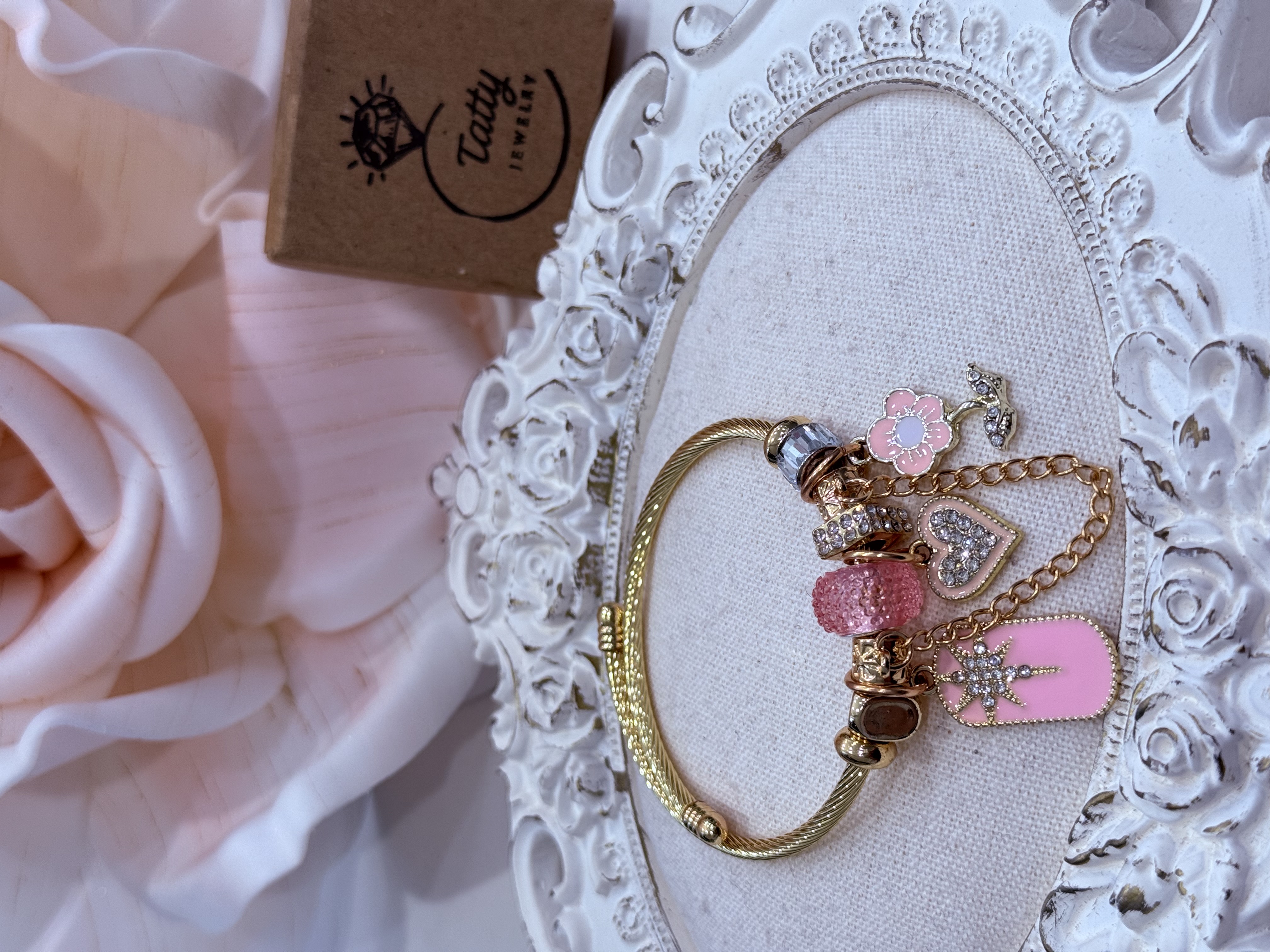 Gold Plated Charm Bracelet