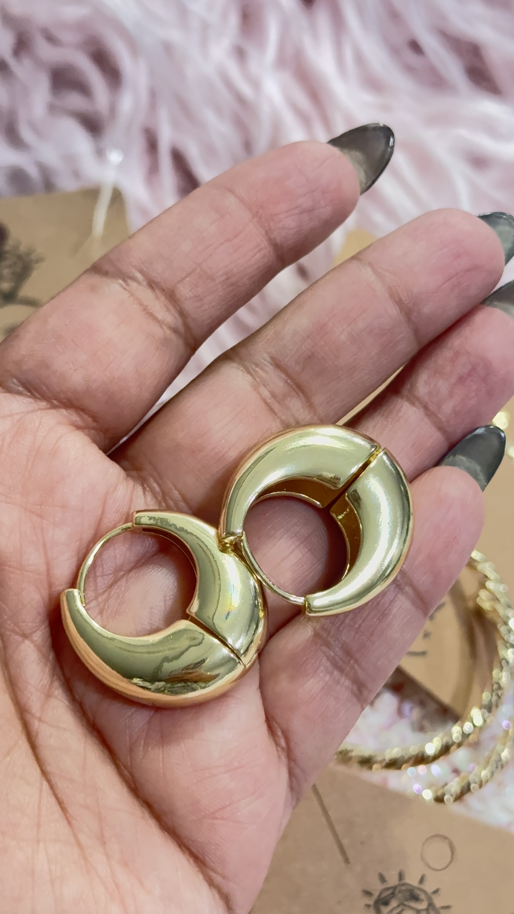 Hoop earrings