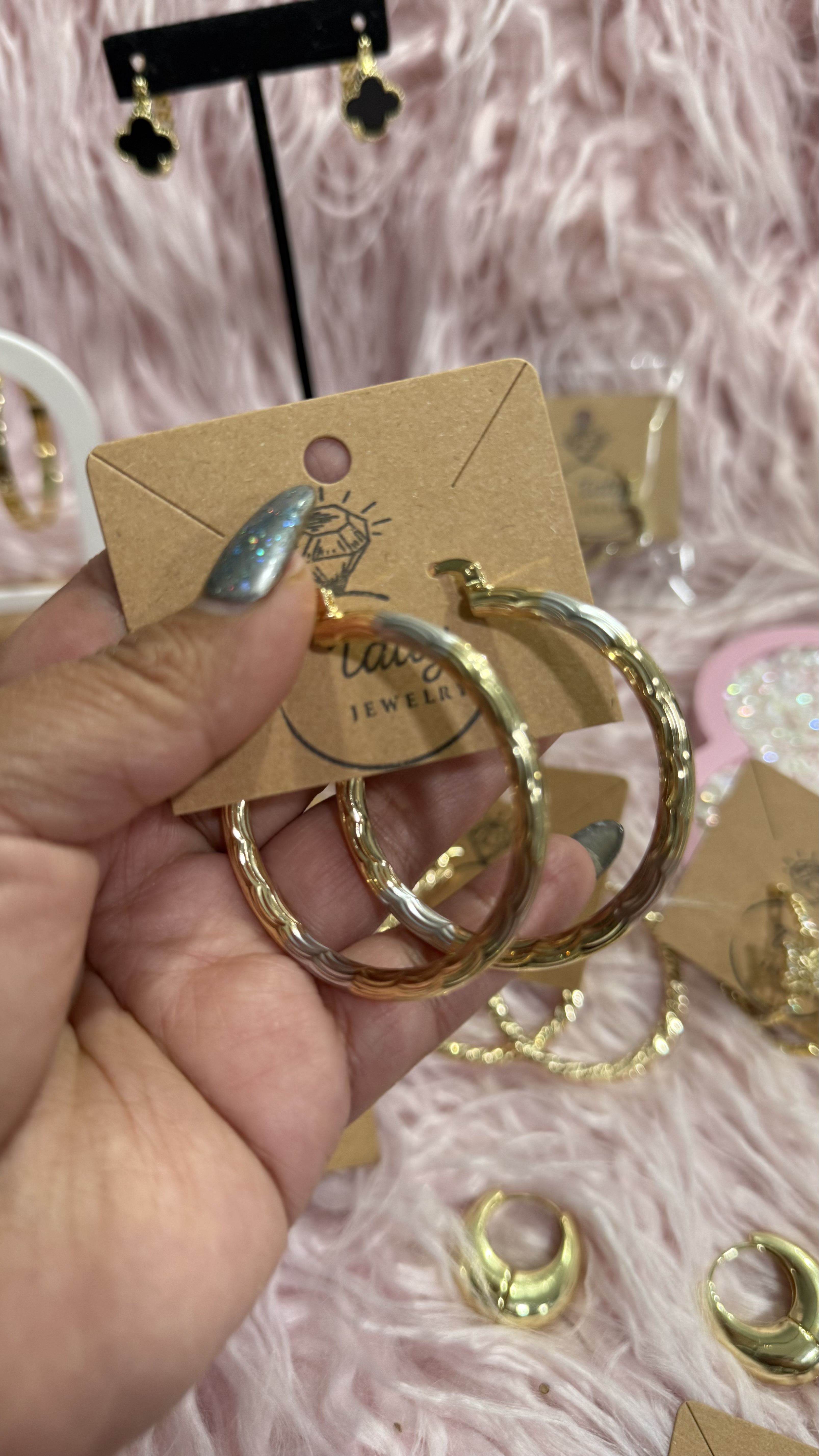 Gold Plated Hoop Earrings