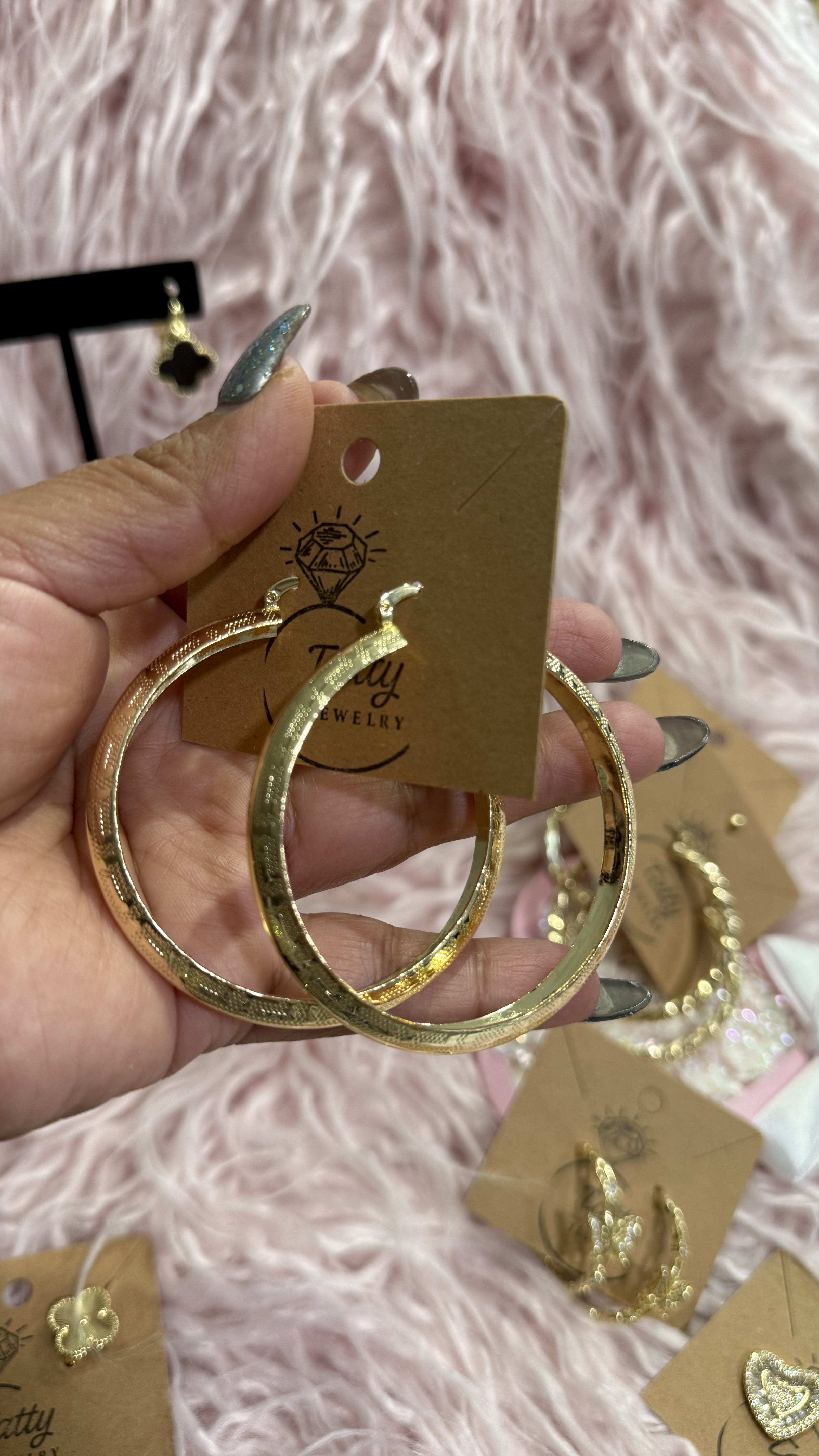 Hoop Earrings Gold plated